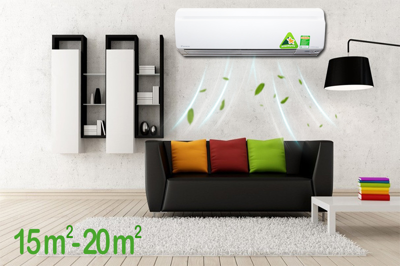 Công suất làm lạnh 1.5 HP
